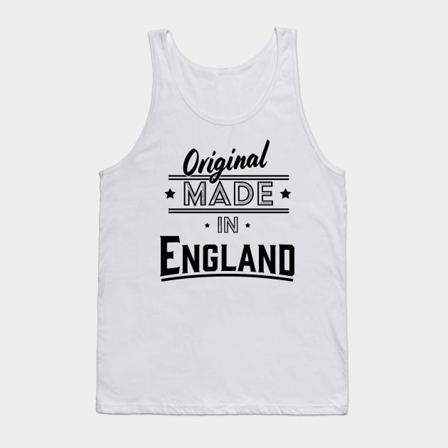 Original Made in England retro logo. Tank Top by nickemporium1